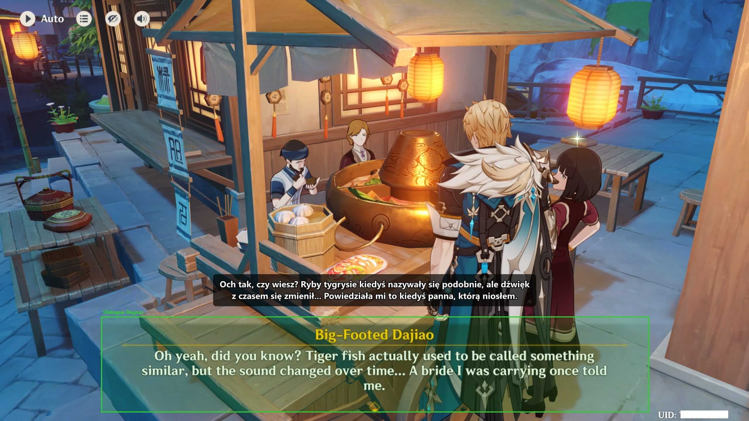 Kreator konfiguracji Kaption z wyborem prostokąta obszaru dialogu w oknie gry